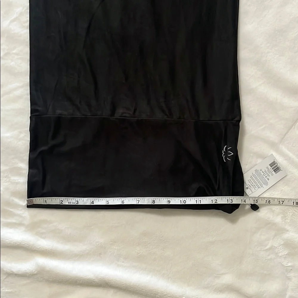 Beyond Yoga Black Scarf with Logo